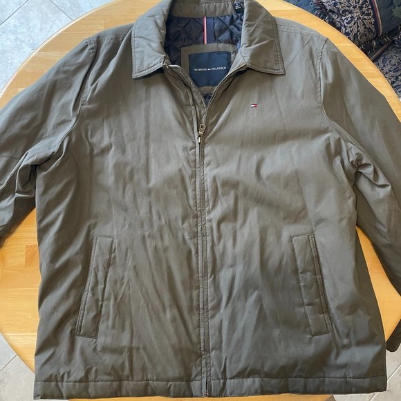 Tommy Hilfiger fall/spring coat muddy green - Picture 1 of 3